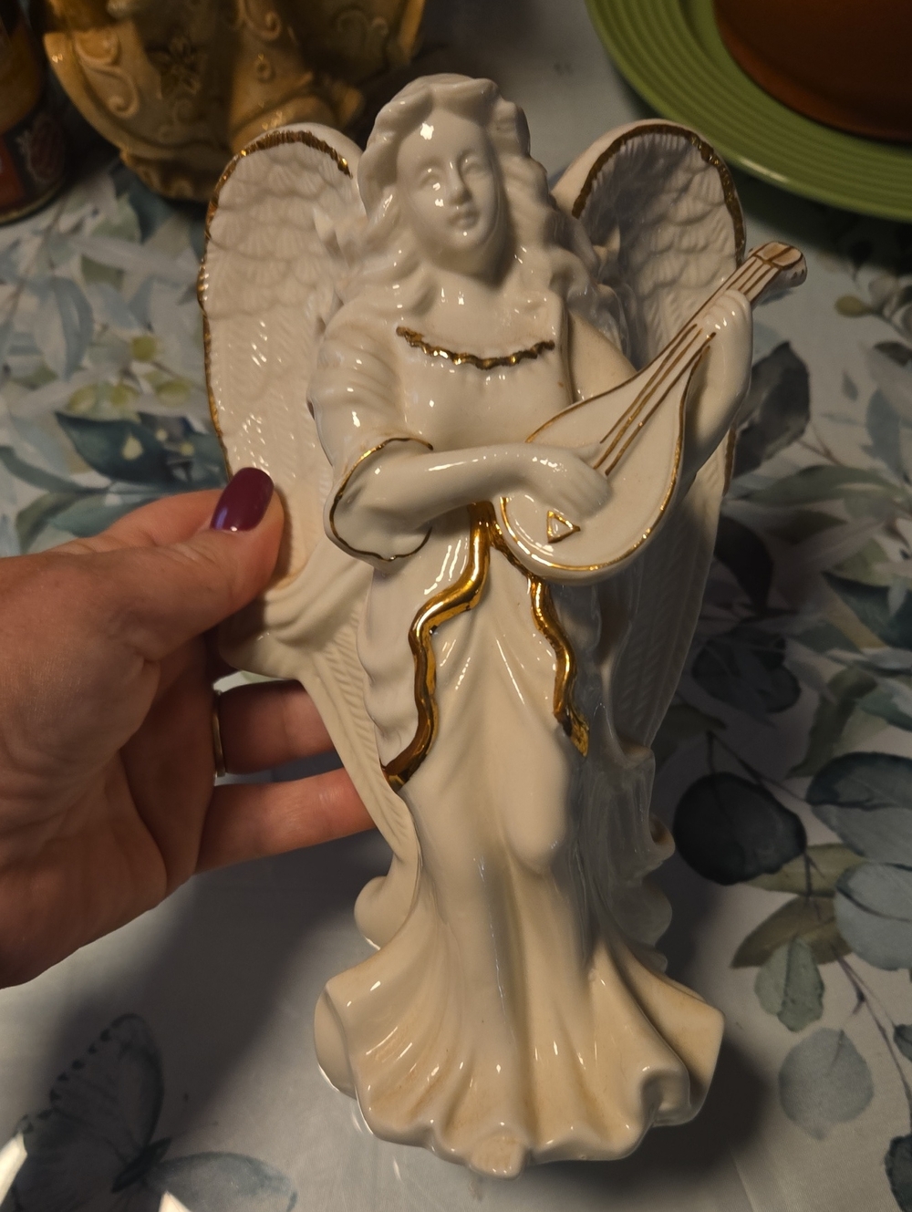 Ceramic Angel Candleholder
